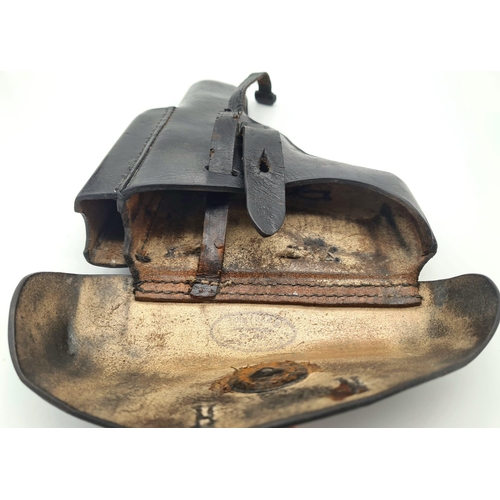 595 - Very good copy. WW2 German Leather Luger Holster. Would look great in any collection. Hard to tell
f... 