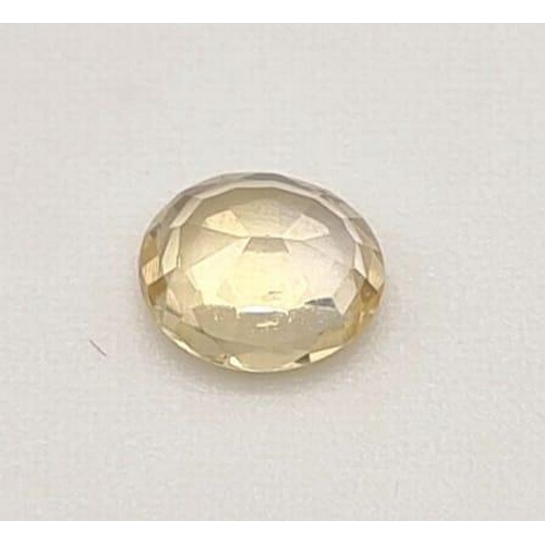 785 - 0.54 Ct Mixed Cut Yellow Sapphire, Oval Shape, IGL&I Certified