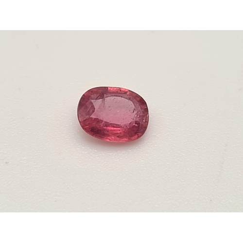 792 - 0.40 Ct Mixed Cut Pink Sapphire, Oval Shape, IGL&I Certified.