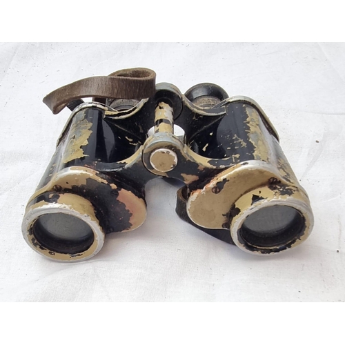 112 - WW2 German Original Cased 6x30 Binoculars made by Cag = Swarovski Tirol. Makers names were
replaced ... 