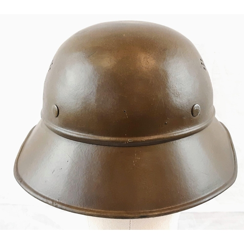 126 - 3rd Reich S.A Luftshutz Helmet Dated 1940.