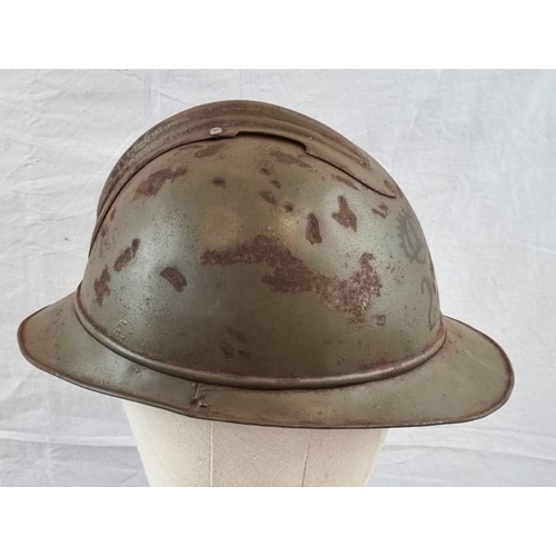 266 - WW1 Italian M15 Adriane Helmet 21st Infantry Regiment.