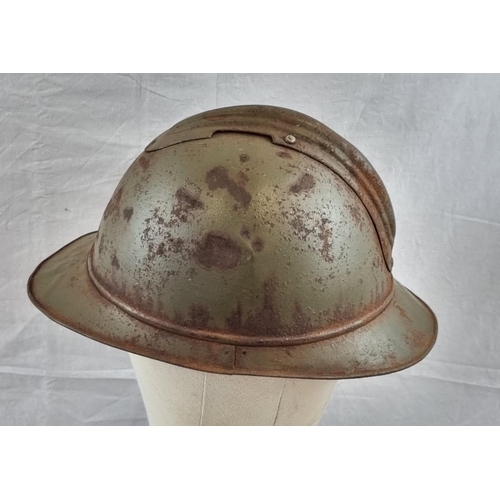 266 - WW1 Italian M15 Adriane Helmet 21st Infantry Regiment.