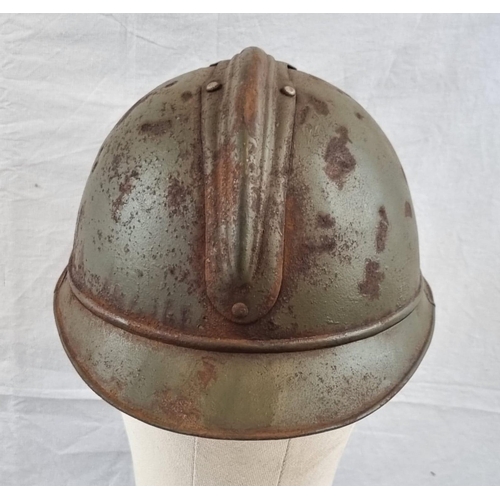 266 - WW1 Italian M15 Adriane Helmet 21st Infantry Regiment.