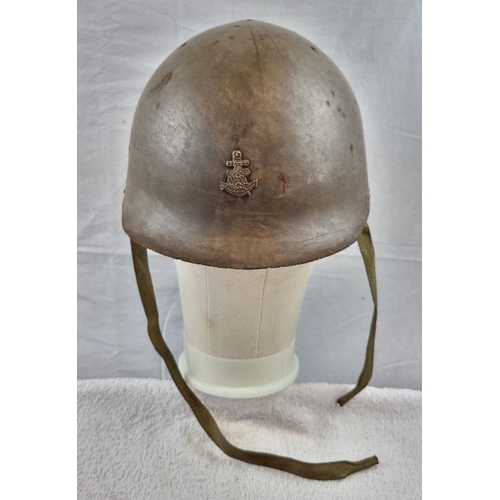 49 - WW2 Japanese Rare Rikusentai Paratrooper Helmet Part of the Special Naval Landing Forces (Marines).