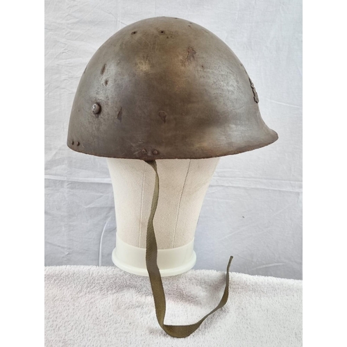 49 - WW2 Japanese Rare Rikusentai Paratrooper Helmet Part of the Special Naval Landing Forces (Marines).