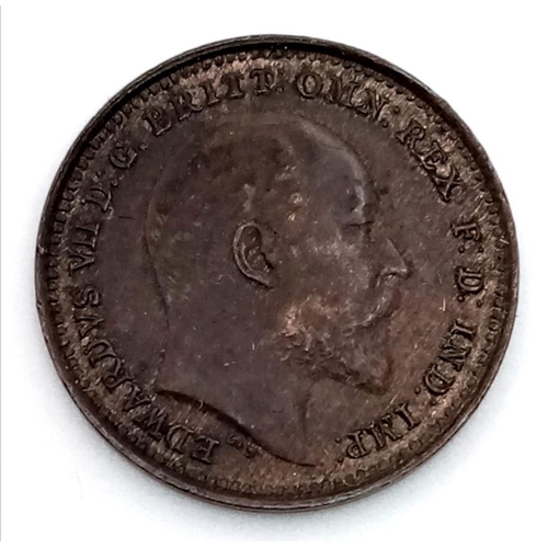 492 - A Selection of Antique Coins To Include: George V one third of a farthing 1913, Victoria half of a f... 