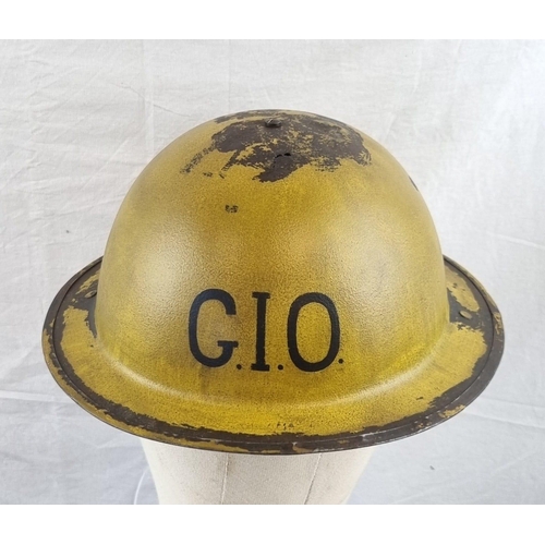 588 - WW2 British Home Front GAS Inspection Officers Helmet.