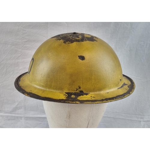 588 - WW2 British Home Front GAS Inspection Officers Helmet.