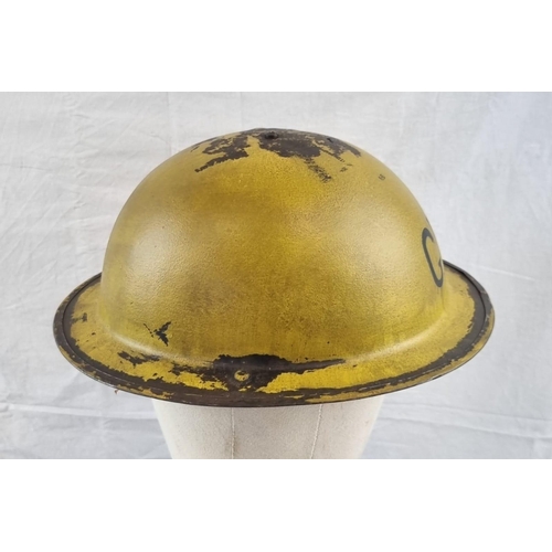 588 - WW2 British Home Front GAS Inspection Officers Helmet.