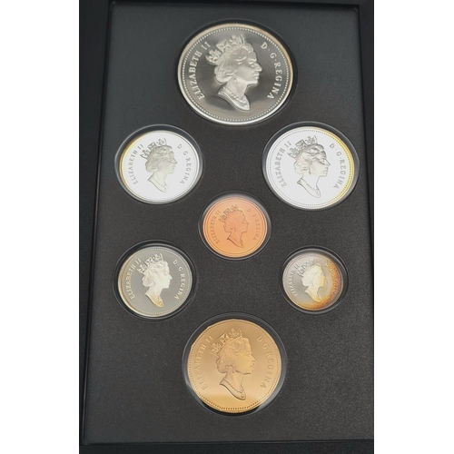 241 - A 1996 Canadian Proof Coin Set. From the Royal Canadian Mint this is the only set available that fea... 