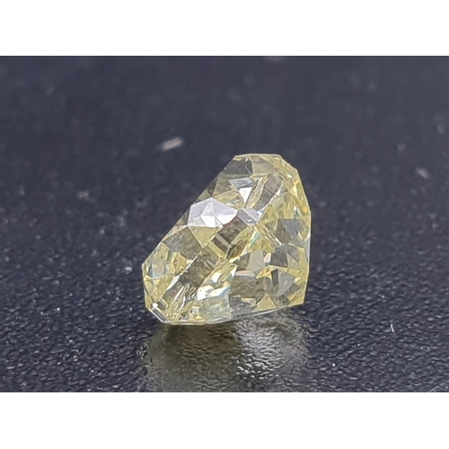 32 - LOOSE DIAMOND CUSHION MODIFIED BRILIANT GIA 2135500807 1CT NATURAL FANCY YELLOW EVEN DISTRIBUTION VS... 