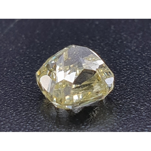 32 - LOOSE DIAMOND CUSHION MODIFIED BRILIANT GIA 2135500807 1CT NATURAL FANCY YELLOW EVEN DISTRIBUTION VS... 