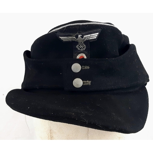 14 - WW2 German Panzer Officers M43 Cap.