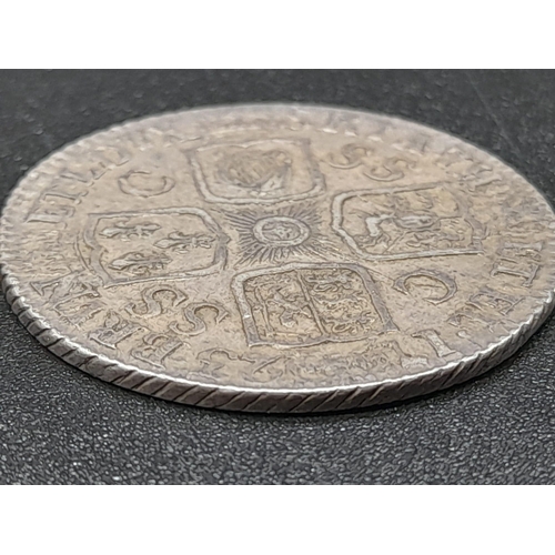 76 - A 1723 George I Silver Shilling Coin. EF condition but please see photos. Spink- 3645.