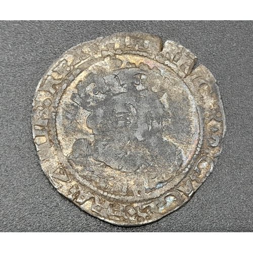 361 - A 1554-57 Henry VIII Silver Groat Coin. AF condition - please see photos.