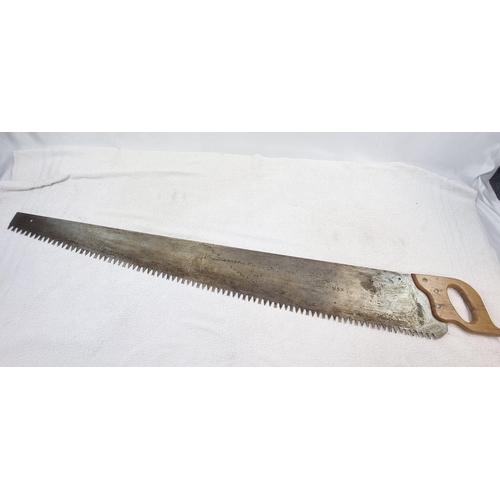 67 - An American WW1 Trench Saw! Circa 1917. Makers mark of Ohlen Bishop of Columbus Ohio. Comes in origi... 