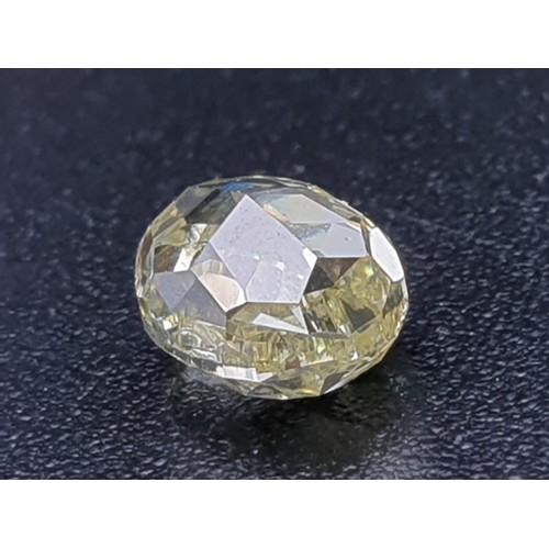 39 - LOOSE DIAMOND OVAL MODIFIED BRIILLAINT GIA 7141606225 1CT NATURAL FANCY YELLOW EVEN DISTRIBUTION VS1