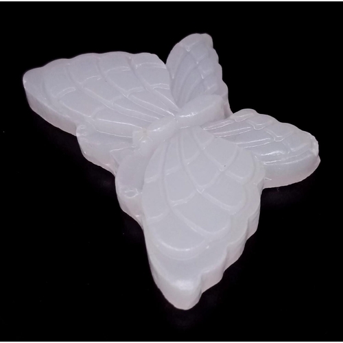 541 - A White Jade Butterfly Pendant. 5 x 3cm.