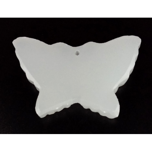 541 - A White Jade Butterfly Pendant. 5 x 3cm.