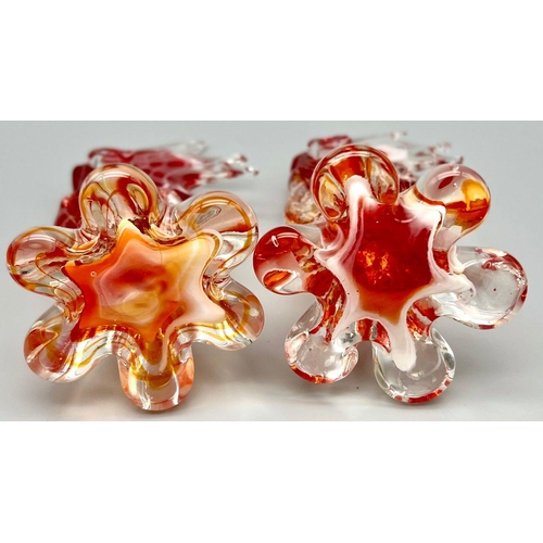 237 - A Vintage, pair of Murano glass tropical fishes. Dimensions: 17 x 7 x 7 cm (appr).
As Gold Chloride ... 