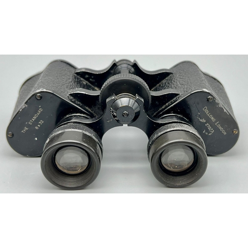 443 - A Pair of Vintage Dollond of London Standard Binoculars in Original Leather Case plus a Pair Of Vint... 