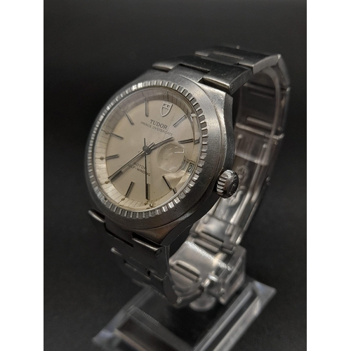 97 - A Vintage Tudor Prince Oysterdate Gents Watch. Automatic movement. Stainless steel strap and case - ... 