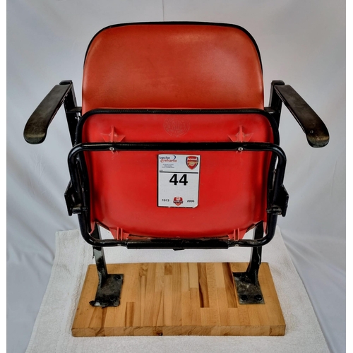 1 - A Highbury Arsenal FC Folding Directors Chair. Purchased at the famous Highbury ground auction in 20... 