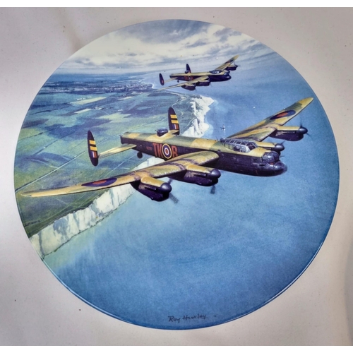 438 - Three Royal Doulton - In Defence of The Realm Aircraft Decorative Plates. As new, in original packag... 