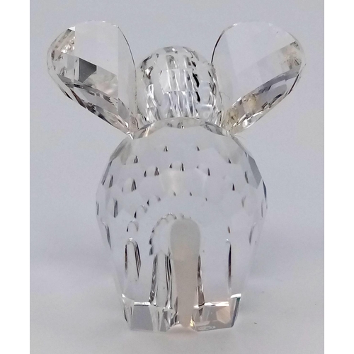 215 - A Swarovski Crystal Elephant, in original box. Stands 35mm tall.