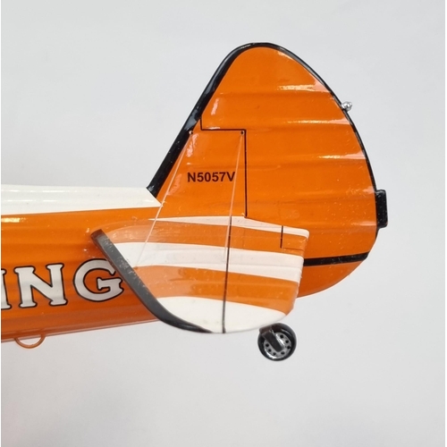 243 - Incredibly Rare Breitling Retail Display of a 1940's Boeing Super Stearman Model 75 Biplane with sta... 