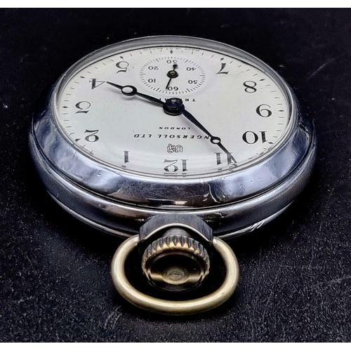 229 - Vintage Ingersoll Triumph Pocket Watch, serviced in 2021, full working order.