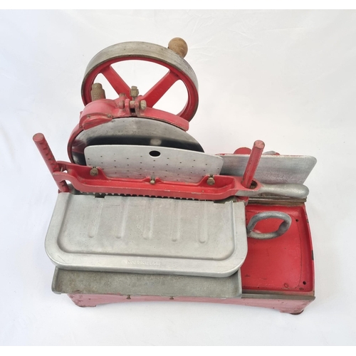 85 - A Rare Vintage Cast Iron Hand-Operated Meat Slicer - Manufactured by the British Weighers and Meat S... 