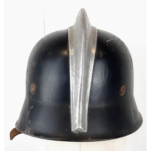 184 - WW2 German Fireman’s Double Decal Hemet.