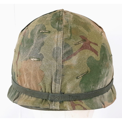 446 - Vietnam War Era ARVN Rangers Helmet & liner.