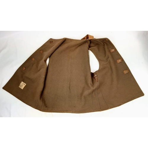 468 - WW2 British 1942 Dated British Officers Leather Jerkin.