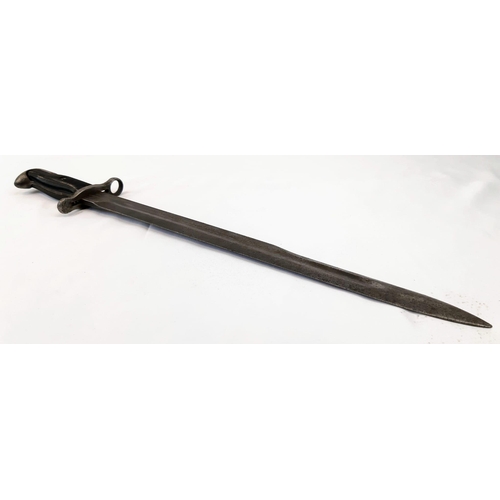 169 - WW2 US 1905 Pattern 16 “Bayonet Dated 1942. By now the Garand bayonet was reduced to 10 inches, howe... 