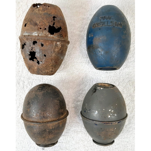 327 - 10 x Various INERT Hand Grenades.