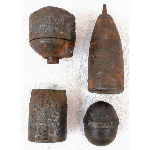 327 - 10 x Various INERT Hand Grenades.