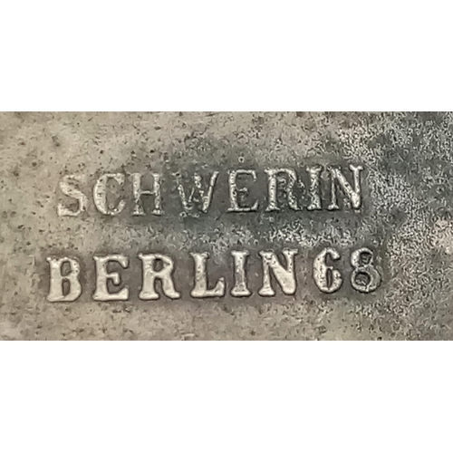 334 - WW2 German Kriegsmarine Destroyer Badge. Maker: Schwerin, Berlin.