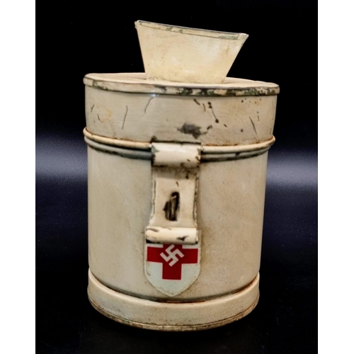 489 - WW2 German D.R.K. (German Red Cross) Collection Tin.