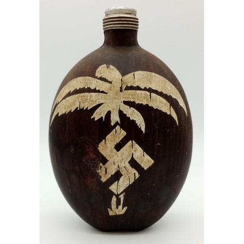 510 - WW2 German Africa Corps Water Bottle with D.A.K. Logo.