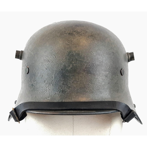 156 - WW1 German 1916 Stahlhelm Helmet with Replacement Liner.