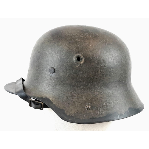 156 - WW1 German 1916 Stahlhelm Helmet with Replacement Liner.