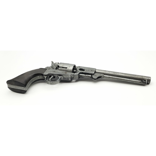 459 - Vintage Retrospective Full Weight Copy of a Navy Colt Revolver, Working Action 33cm Length.