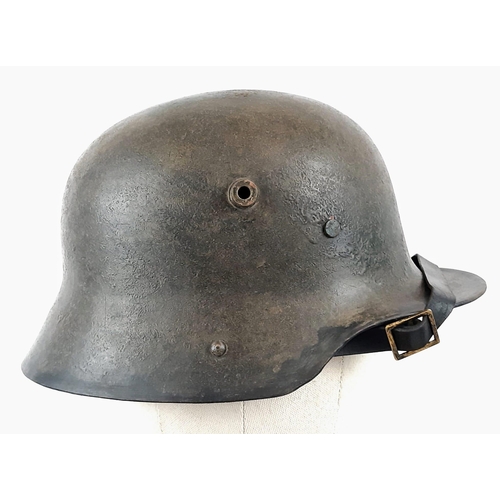 156 - WW1 German 1916 Stahlhelm Helmet with Replacement Liner.