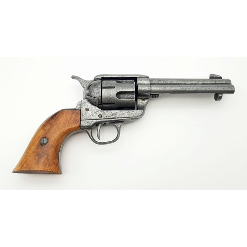 452 - Vintage Retrospective Full Weight Copy of a Colt 45 (Peacemaker) Revolver, Working Action 28cm Lengt... 