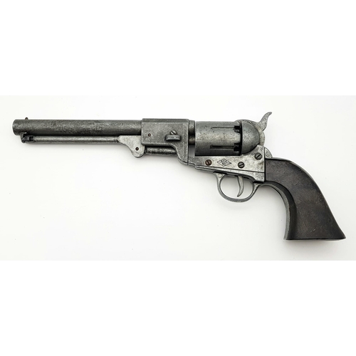 459 - Vintage Retrospective Full Weight Copy of a Navy Colt Revolver, Working Action 33cm Length.