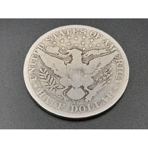 310 - Four American Silver Coins: Two one dollars and two half dollars. Please see photos for conditions.