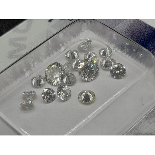 26 - A Parcel of Brilliant Round Cut Loose Diamonds. 1.33ct total diamond weight. Comes with a W.G.I. cer... 